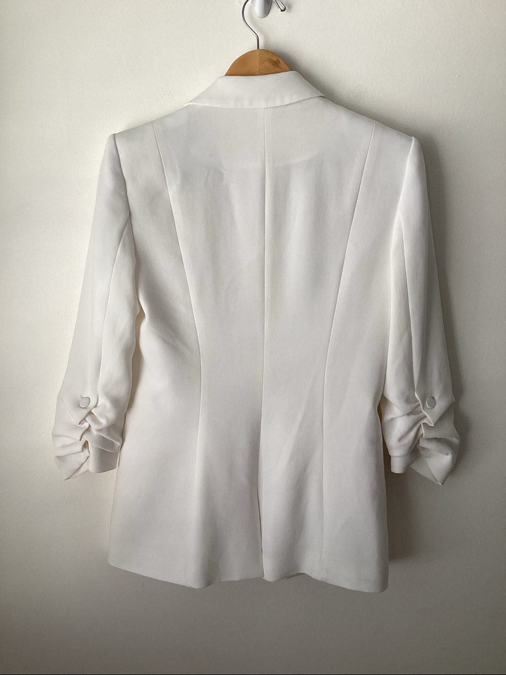 Cinq a Sept Khloe Crepe 3/4 Sleeve Blazer Size 2 - Picture 8 of 12
